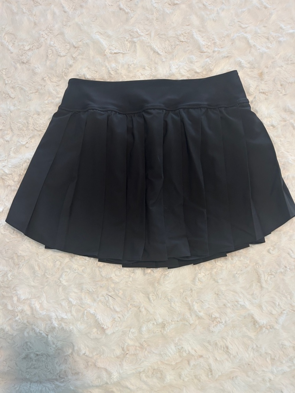 Black Pleated Women's Skort